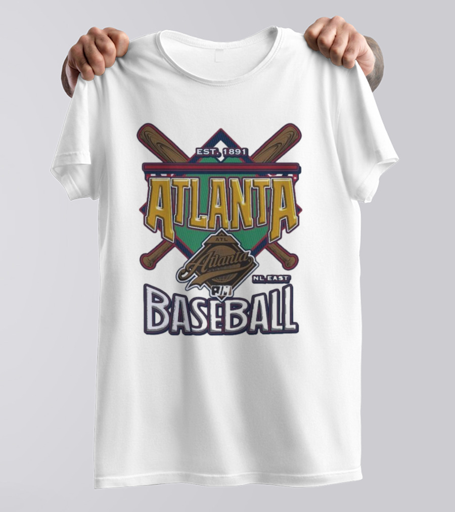 Atlanta Baseball EST 1891 NL East ATL T-Shirt