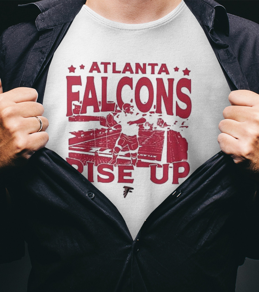 Atlanta Falcons Rise Up Vintage Stadium Gameday T-Shirt