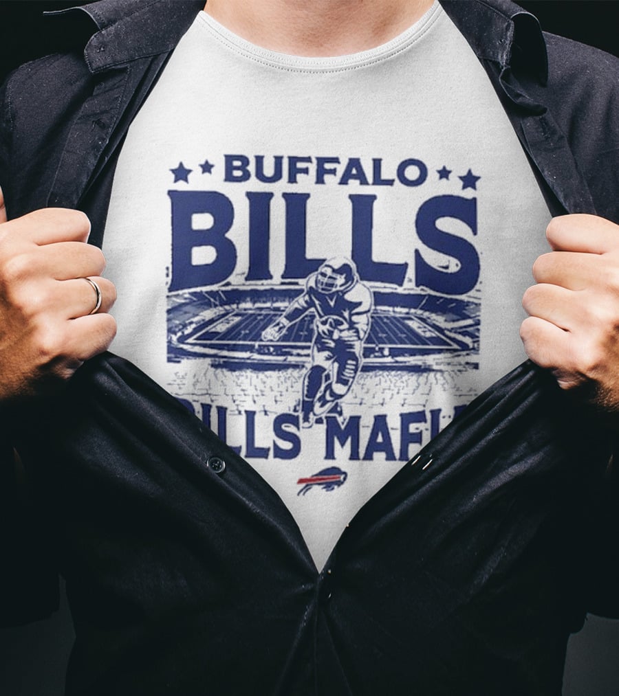 Buffalo Bills Bills Mafia Vintage Stadium Football Gameday T-Shirt