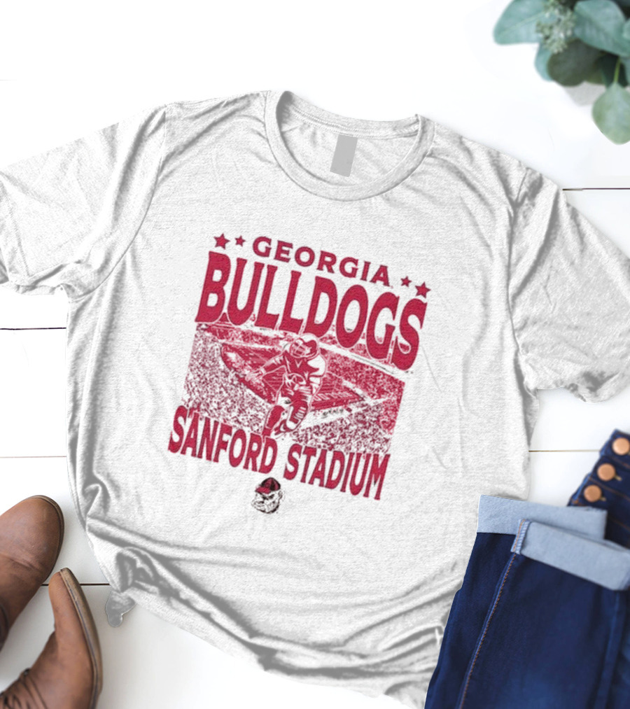 Georgia Bulldogs Sanford Stadium Vintage Gameday T-Shirt