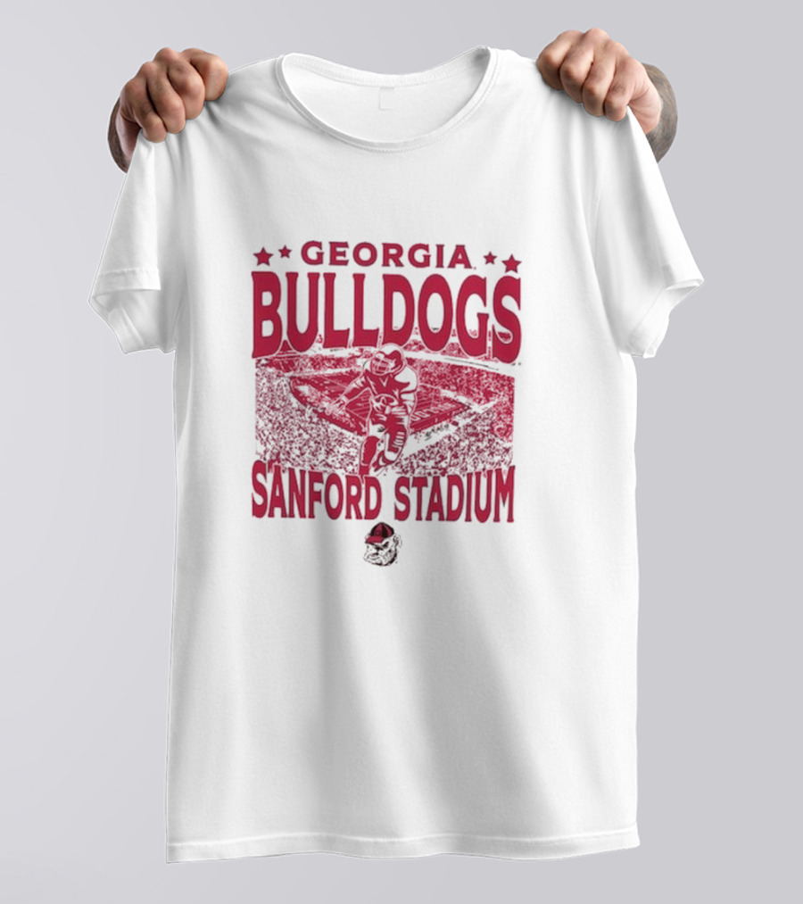 Georgia Bulldogs Sanford Stadium Vintage Gameday T-Shirt
