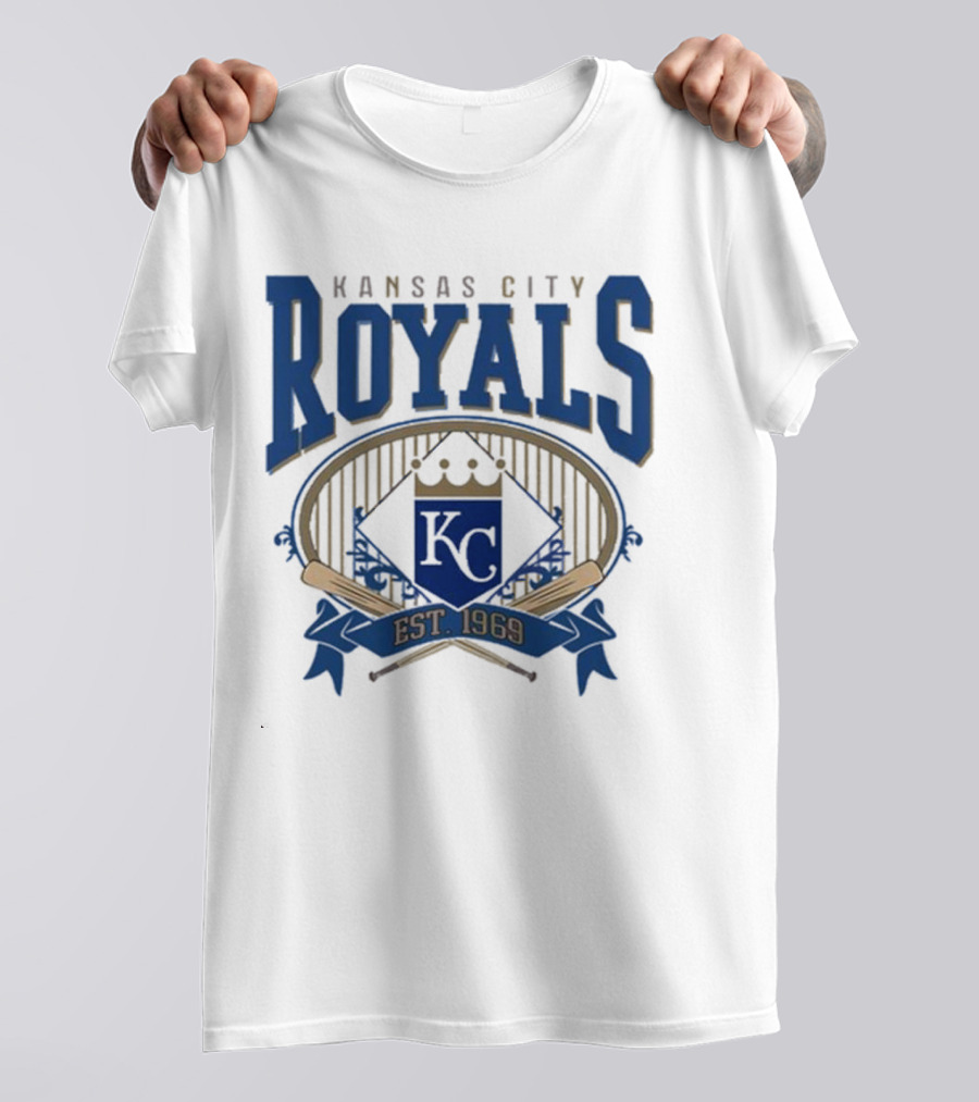 Kansas City Royals Est 1969 KC Baseball T-Shirt