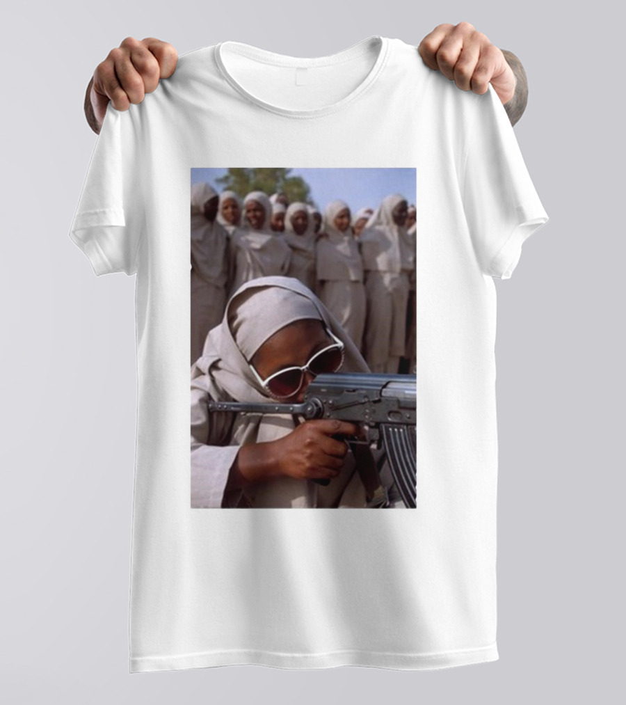 Mena Visuals Women Gun Training Sudan 1993 T-Shirt