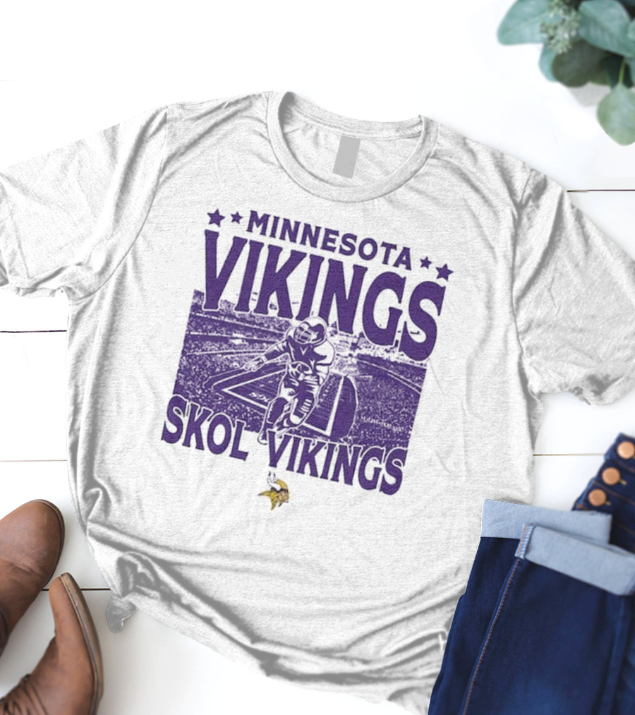 Minnesota Vikings Skol Vintage Stadium Gameday Vikings T-Shirt