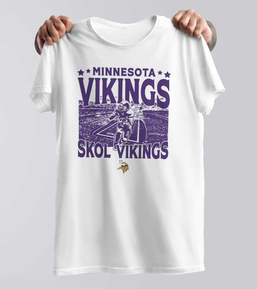 Minnesota Vikings Skol Vintage Stadium Gameday Vikings T-Shirt