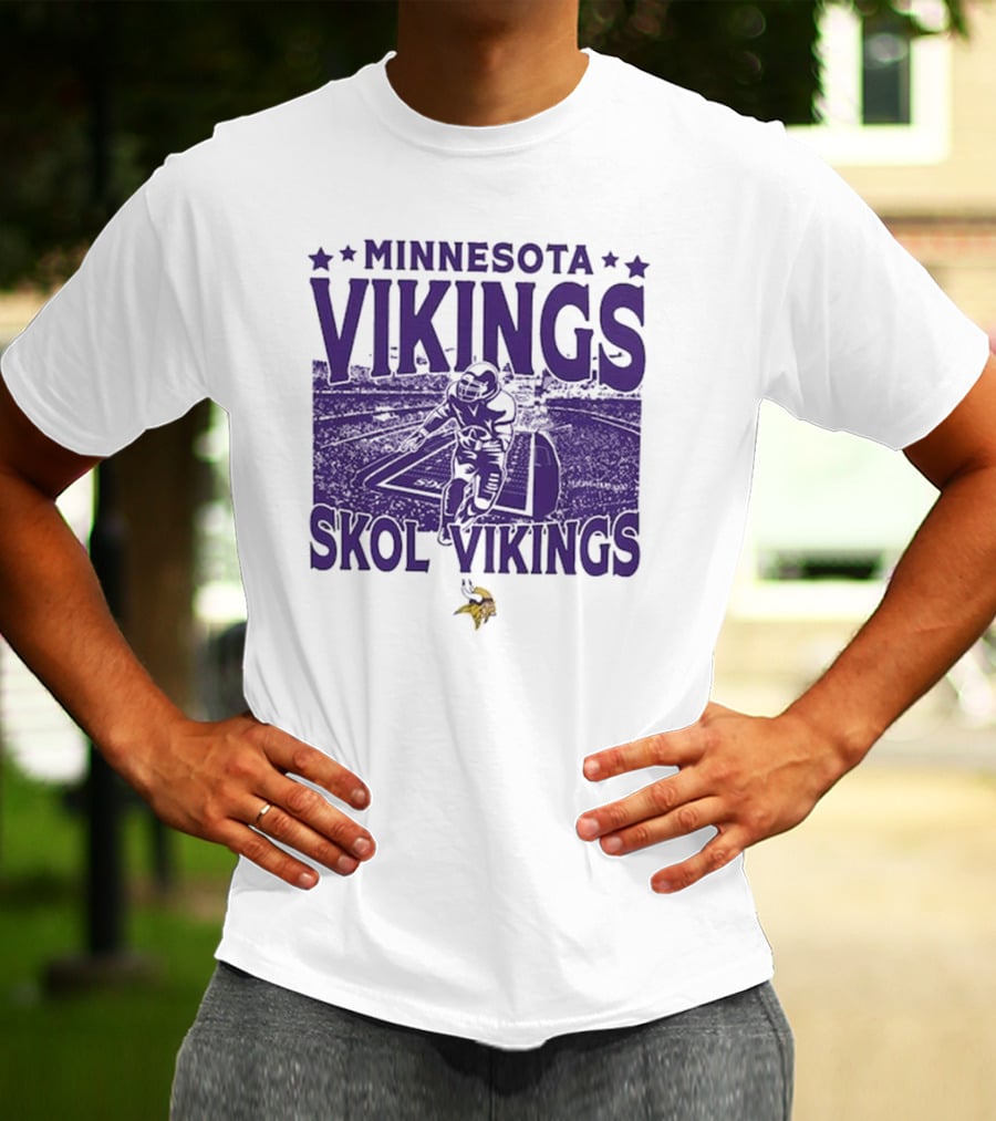 Minnesota Vikings Skol Vintage Stadium Gameday Vikings T-Shirt