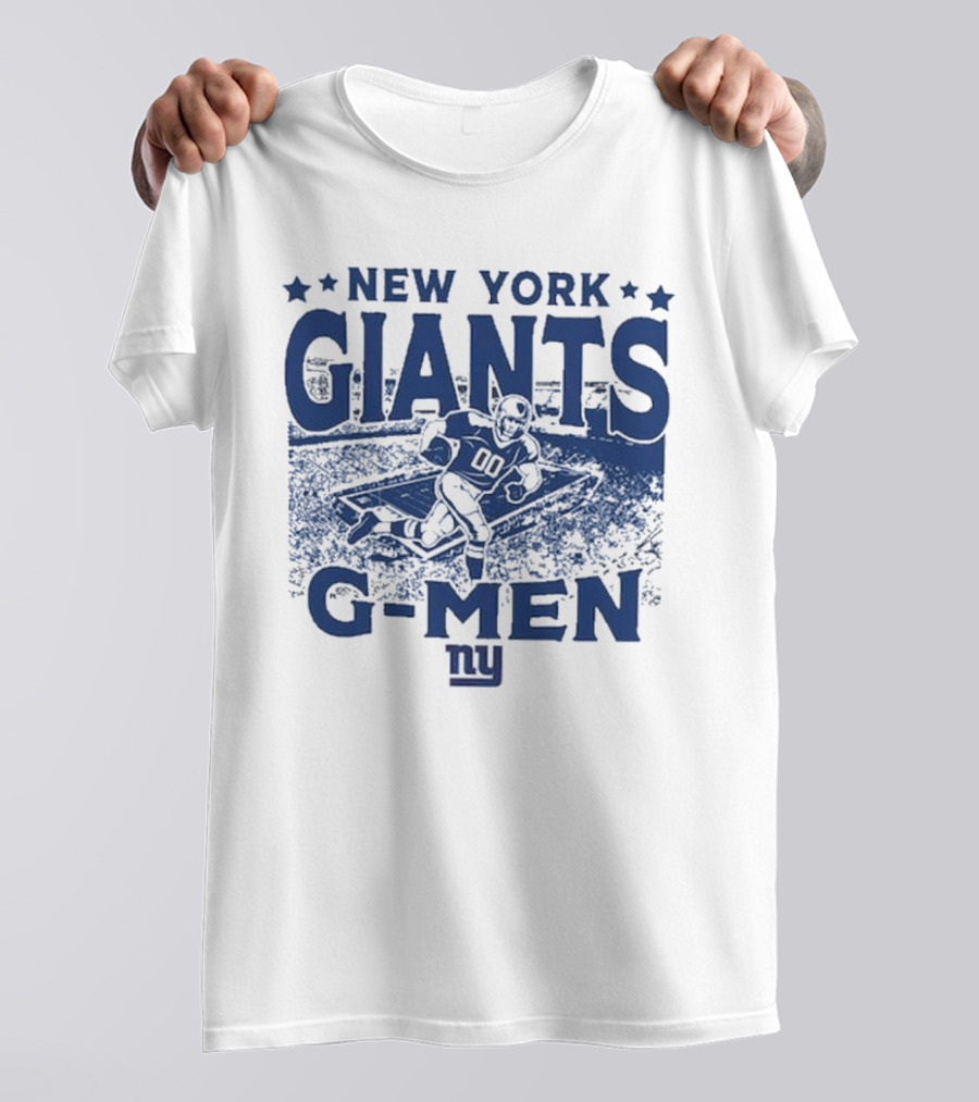 New York Giants Gameday G-Men Vintage Stadium Football T-Shirt