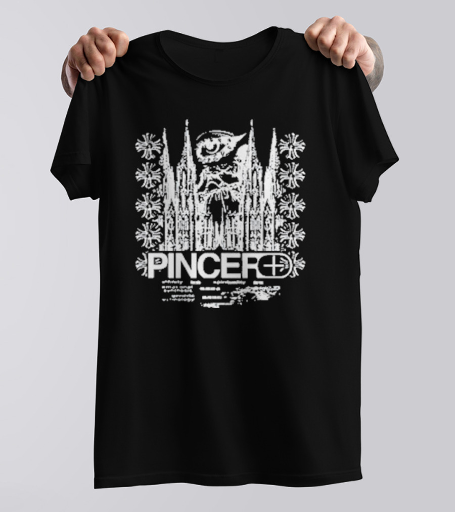 Pincer+ Cathedral Authority Symbol Spirituality Power T-Shirt