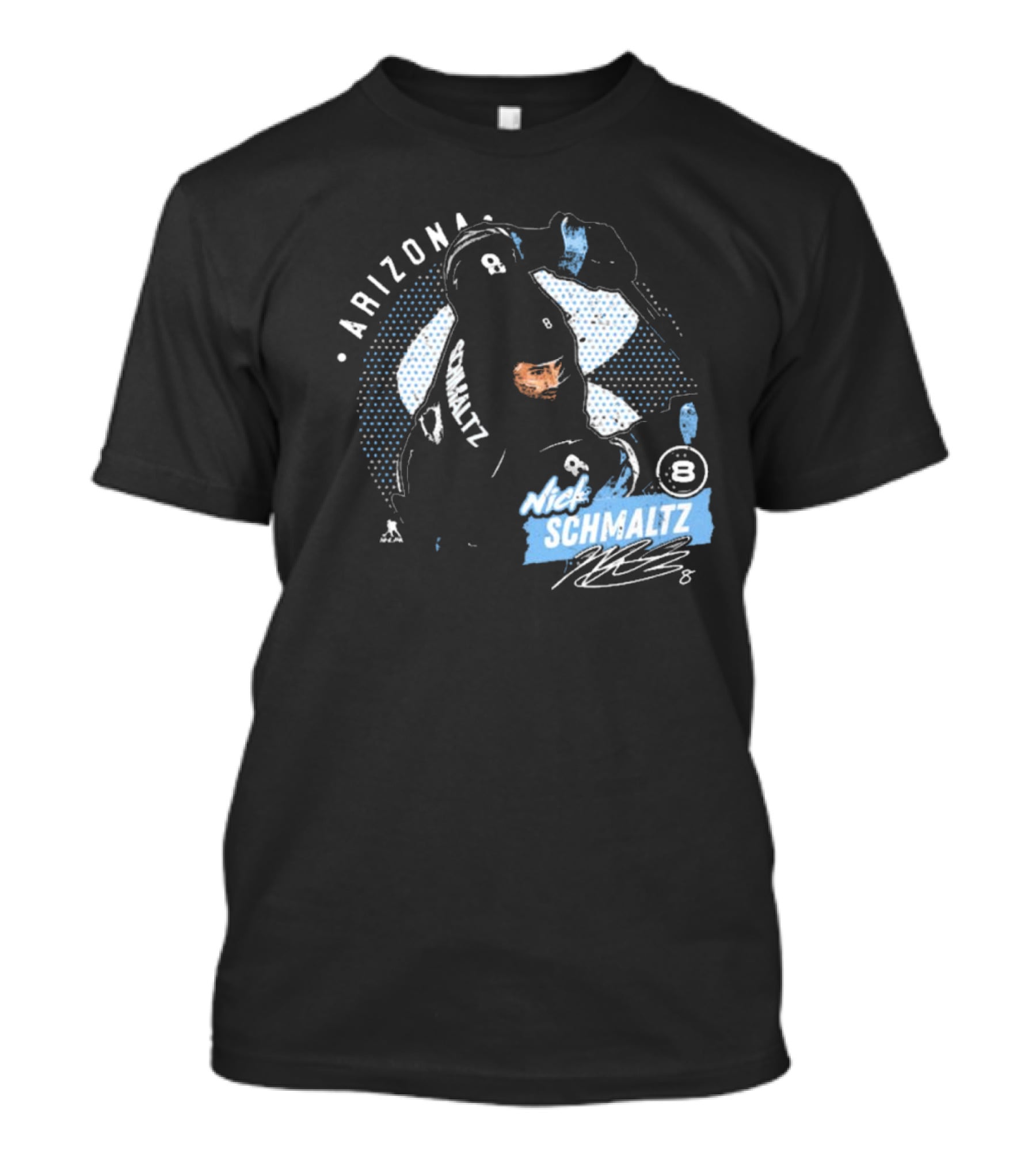 Arizona Nick Schmaltz Signature NHL Hockey Player 8 T-Shirt