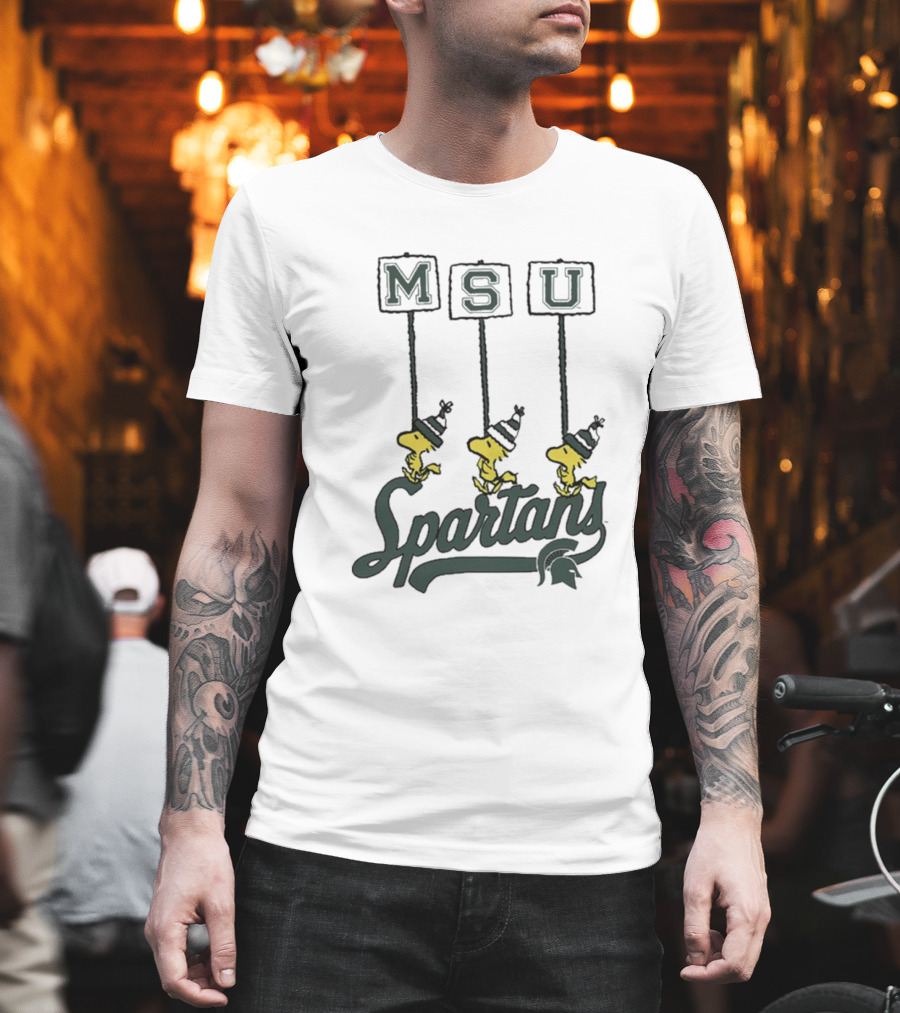 Peanuts X MSU Spartans Game Day T-Shirt