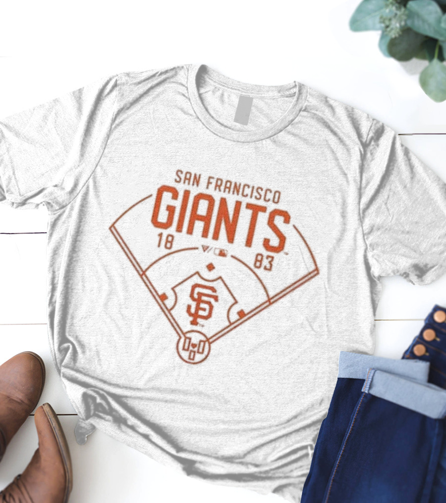 San Francisco Giants 1883 SF Baseball Diamond T-Shirt