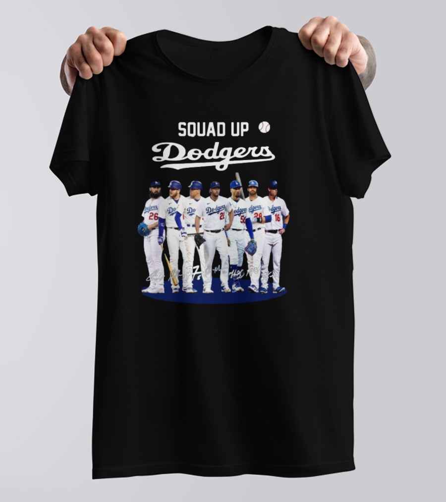 Squad Up Dodgers Los Angeles MLB Team T-Shirt