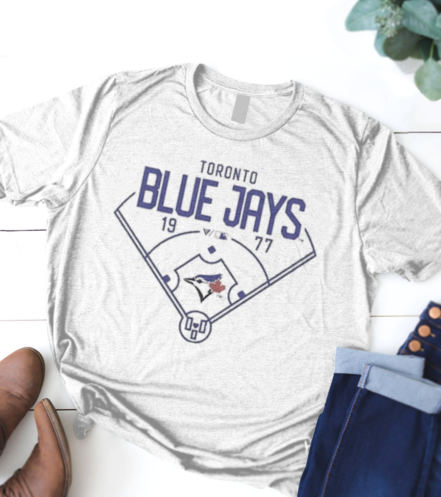 Toronto Blue Jays 1977 Baseball Diamond T-Shirt