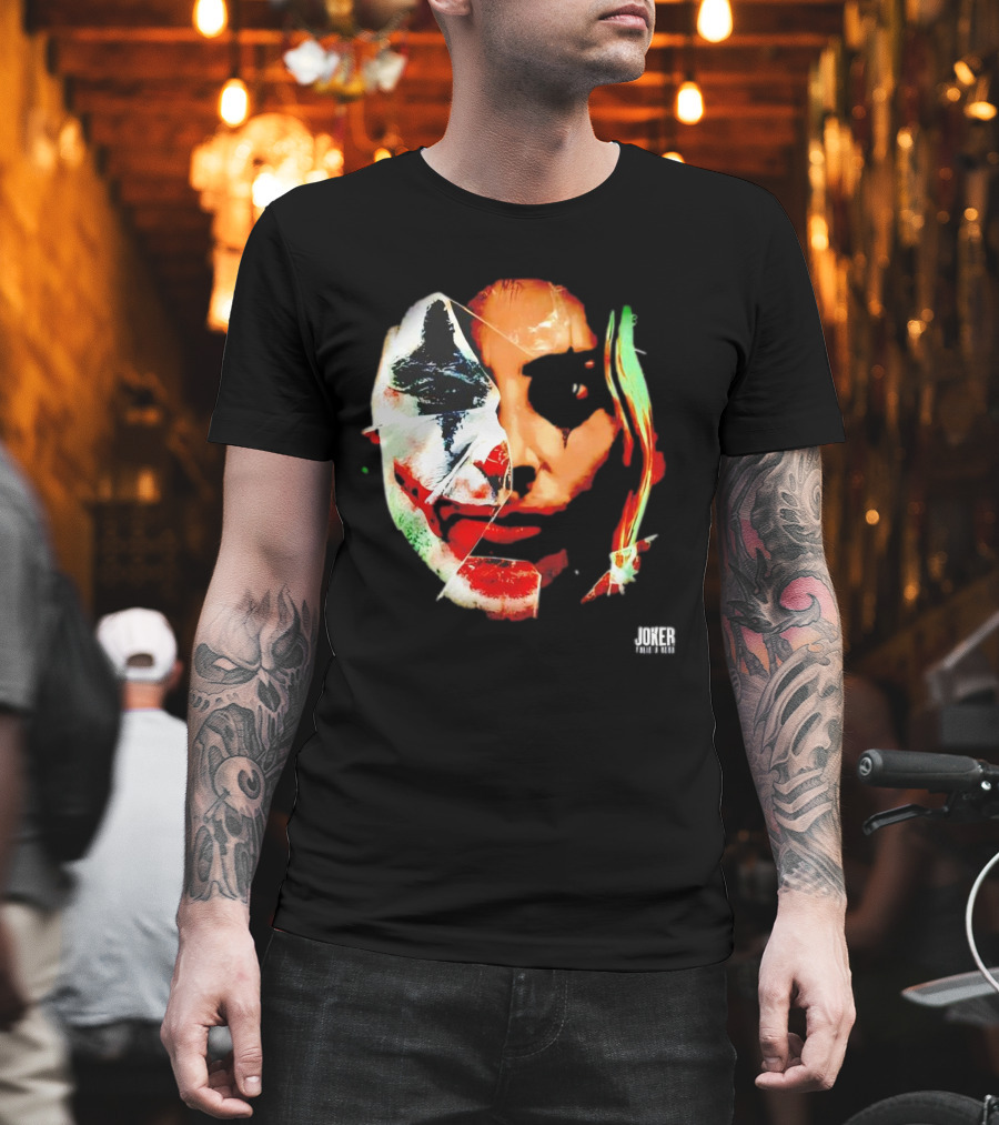 Joker Folie A Deux Fragmented Face Iconic Clown T-Shirt