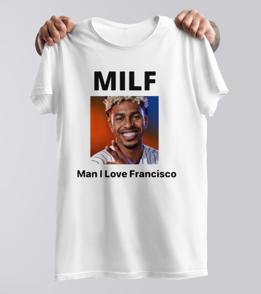 MILF Man I Love Francisco Lindor MLB New York Mets T-Shirt