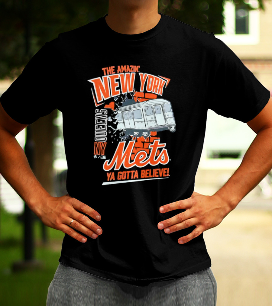 The Amazin' New York Mets Queens NY Ya Gotta Believe T-Shirt