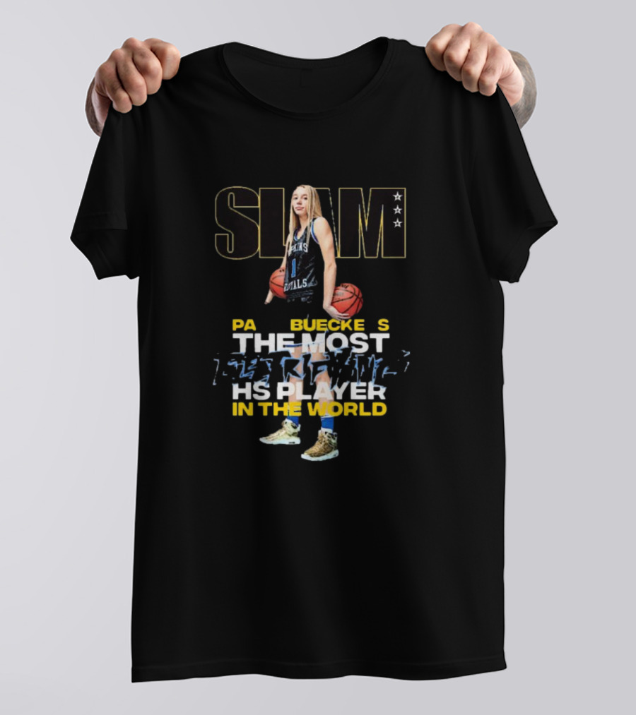 SLAM Cover Paige Bueckers The Most Electrifying HS Player In The World Basketball Star T-Shirt
