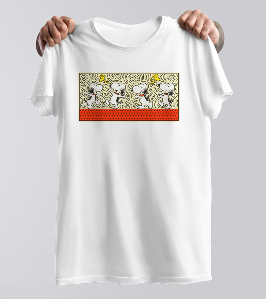 Snoopy And Woodstock Peanuts Doodle Friends T-Shirt