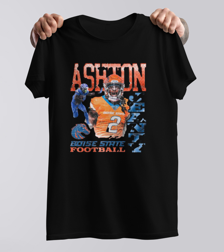 Ashton Jeanty Boise State Football Vintage Broncos 2 T-Shirt