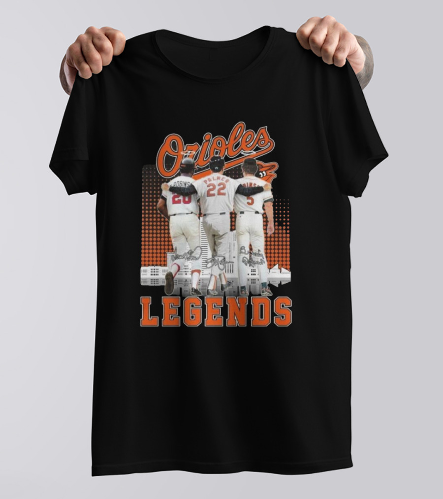 Orioles Legends Players Signatures T-Shirt