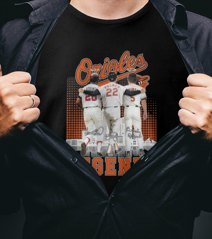 Orioles Legends Players Signatures T-Shirt