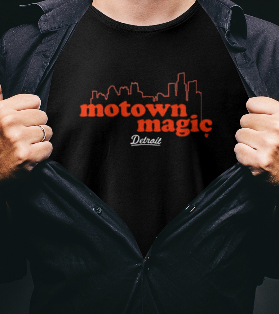 Detroit Skyline Motown Magic T-Shirt