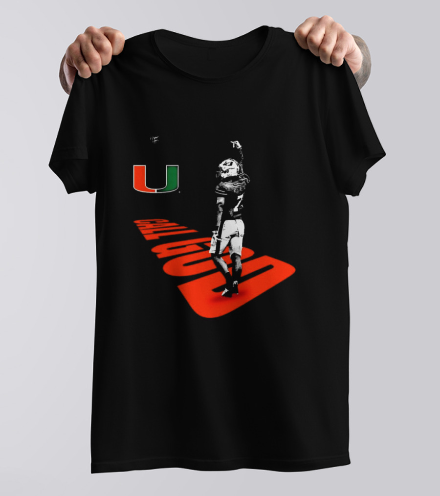 Dyme Lyfe NIL Xavier Restrepo Miami Hurricanes Call God U T-Shirt