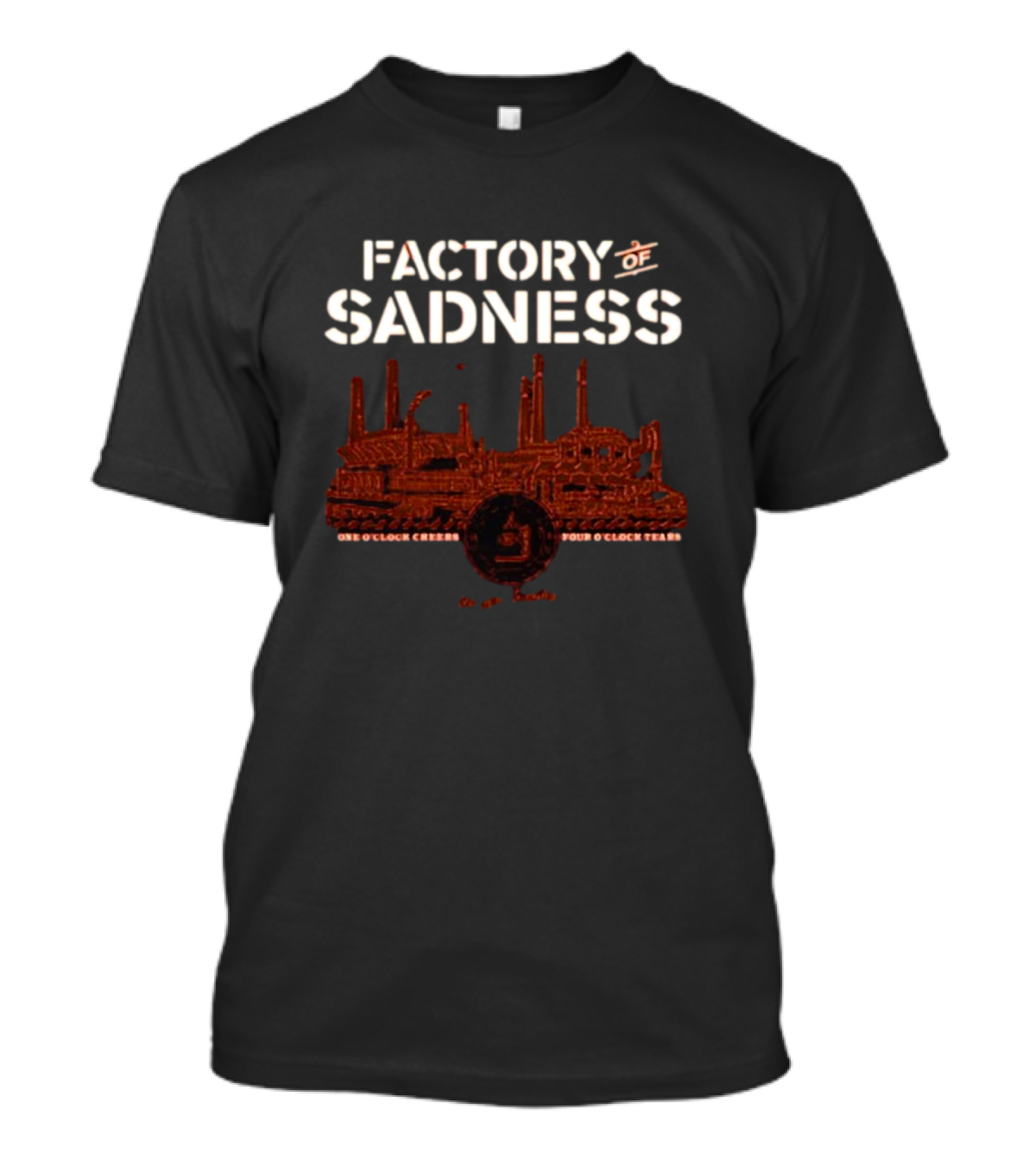 Factory Of Sadness Cleveland Browns Stadium One O’Clock Cheers Four O’Clock Tears T-Shirt