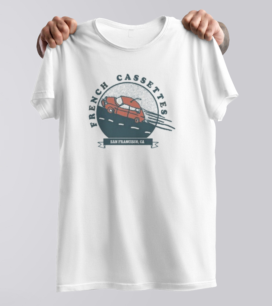 French Cassettes San Francisco CA Retro Van T-Shirt