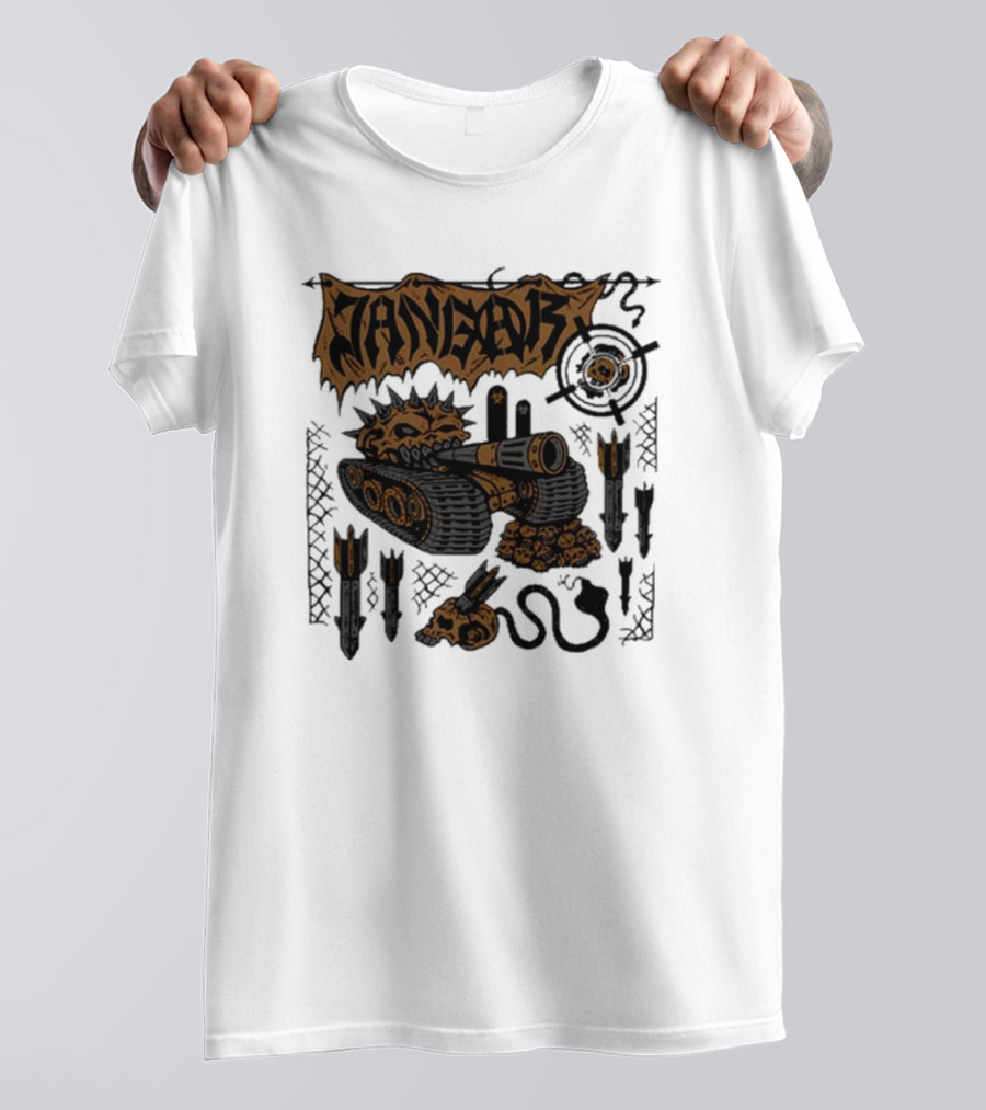 Jangar Demagog Heavy Metal Tank Skull T-Shirt