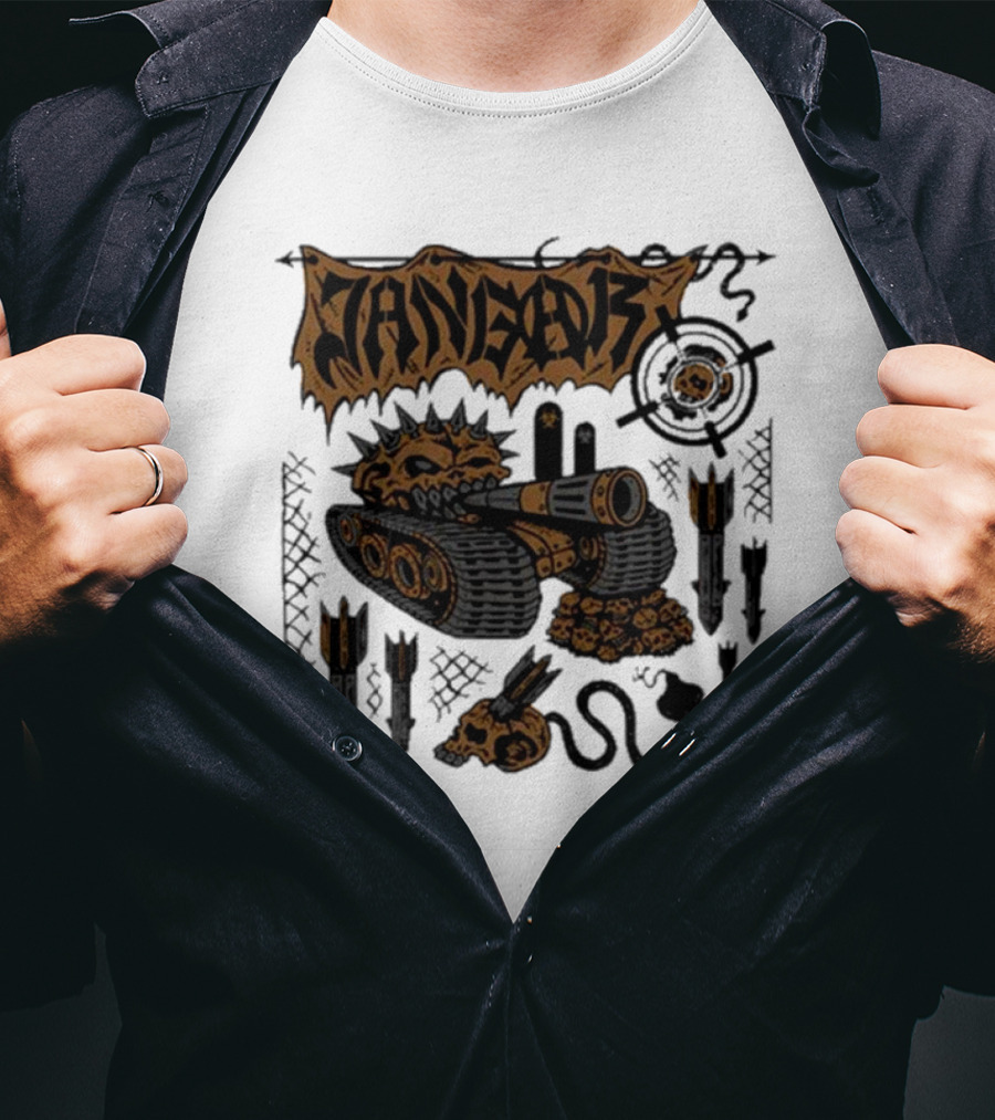 Jangar Demagog Heavy Metal Tank Skull T-Shirt