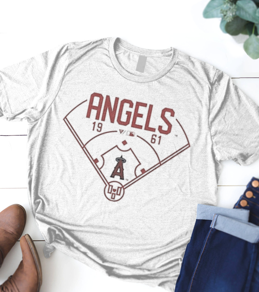 Los Angeles Angels 1961 Red Infield T-Shirt