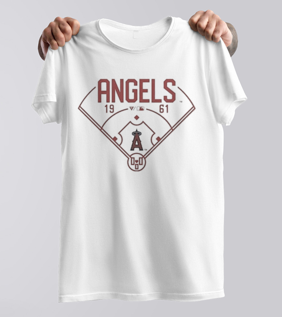 Los Angeles Angels 1961 Red Infield T-Shirt