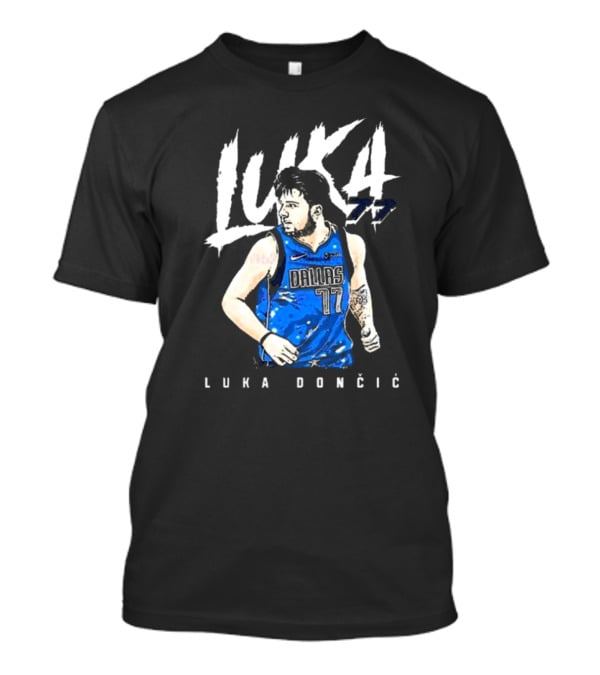 Luka Doncic #77 Dallas Mavericks NBA Player T-Shirt