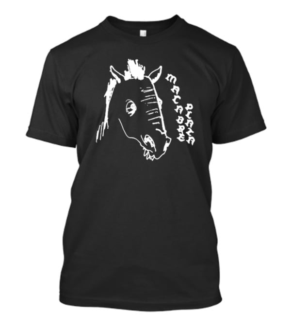 Macabre Plaza Horse Head Drawing T-Shirt