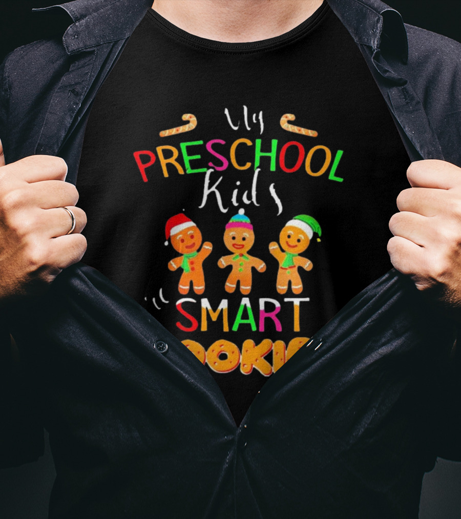 My Preschool Kids Smart Cookies Christmas T-Shirt