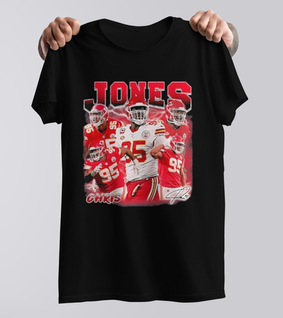 Chris Jones Kansas City Chiefs Legendary Number 95 Player T-Shirt