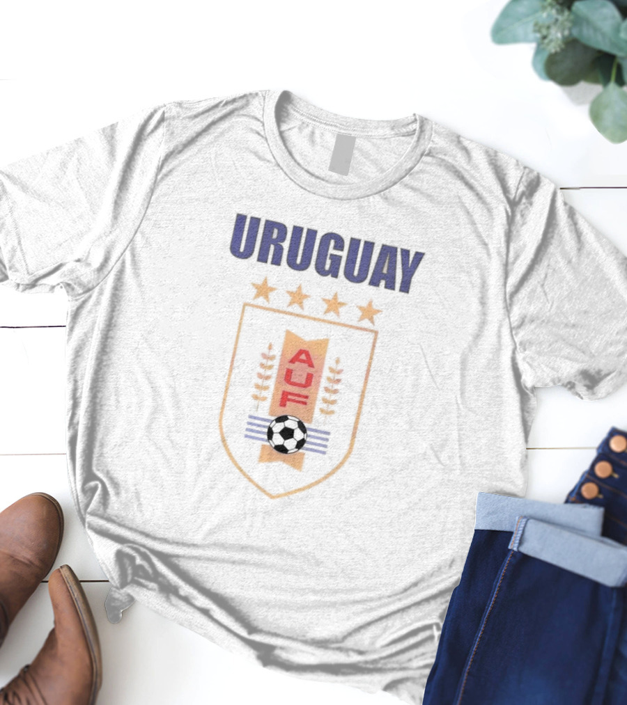 Uruguay AUF Logo Copa America Emblem T-Shirt