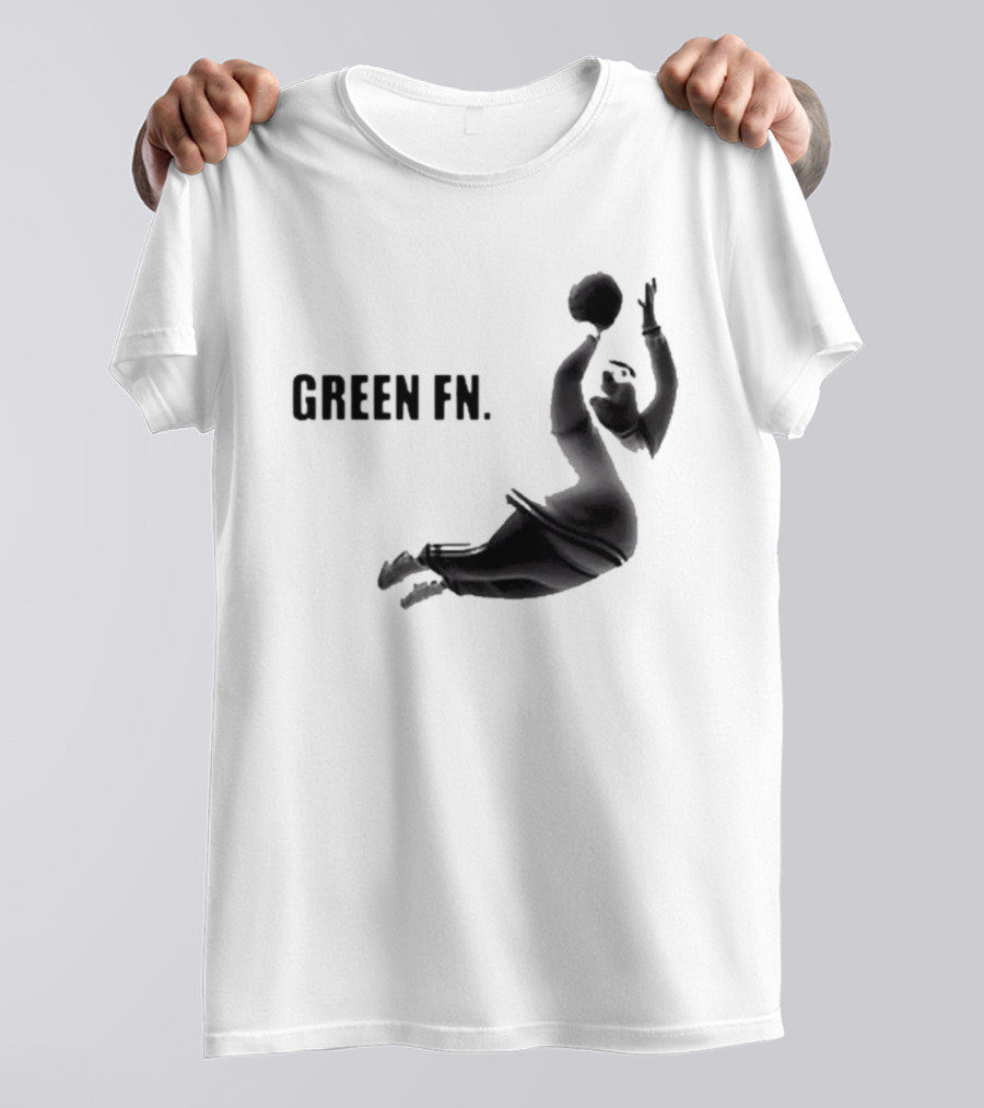 Green Fn Peter Griffin Basketball Dunking T-Shirt