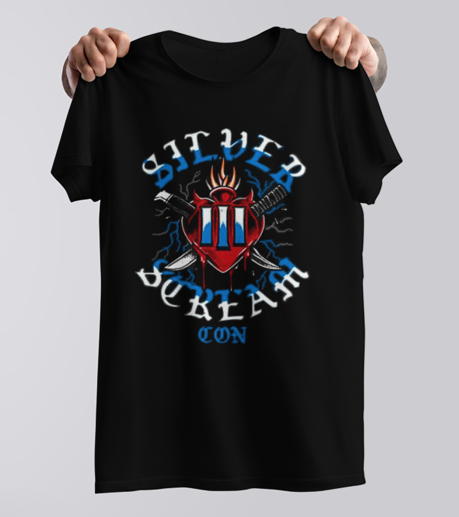 Silver Scream Con III Sacred Heart Ice Nine Kills T-Shirt