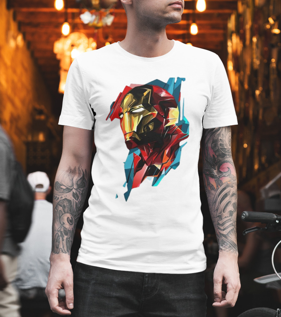 Marvel Avengers Endgame Iron Man Abstract T-Shirt