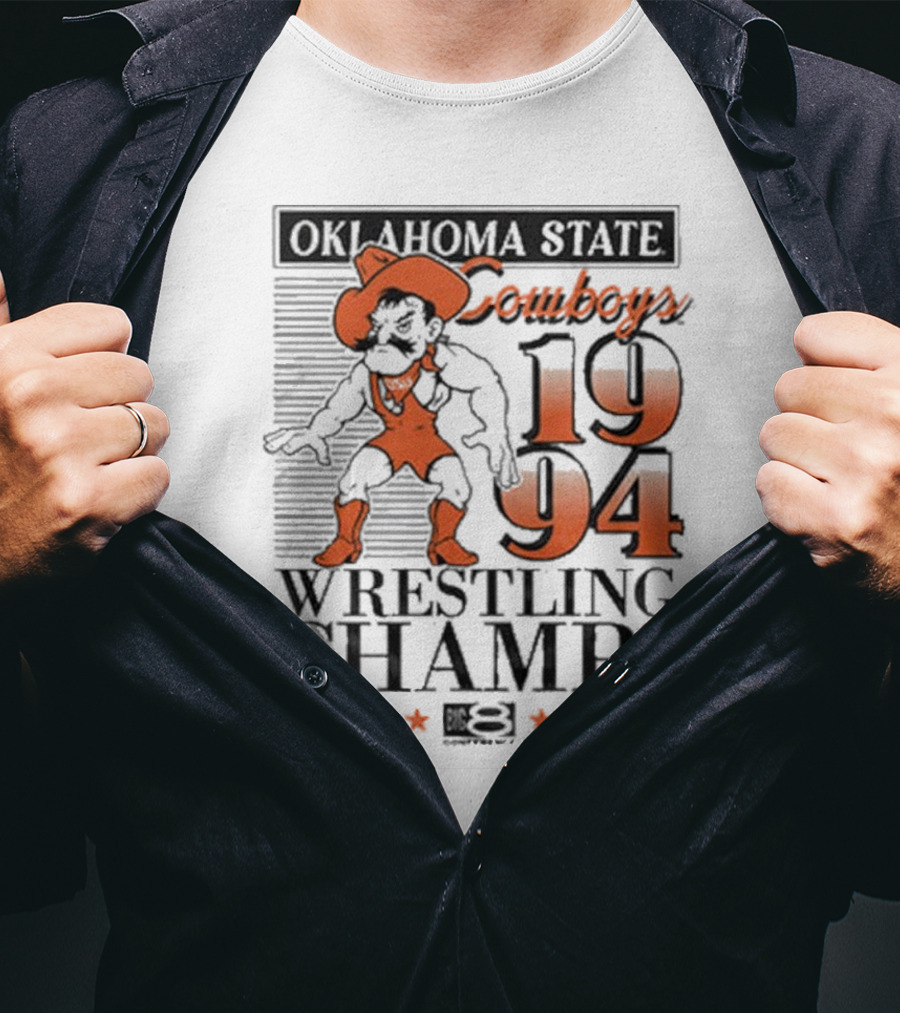 Oklahoma State Cowboys 1994 Wrestling Champs T-Shirt
