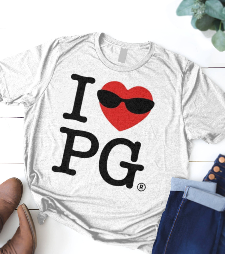 I Heart PG Cool Sunglasses Emblem T-Shirt