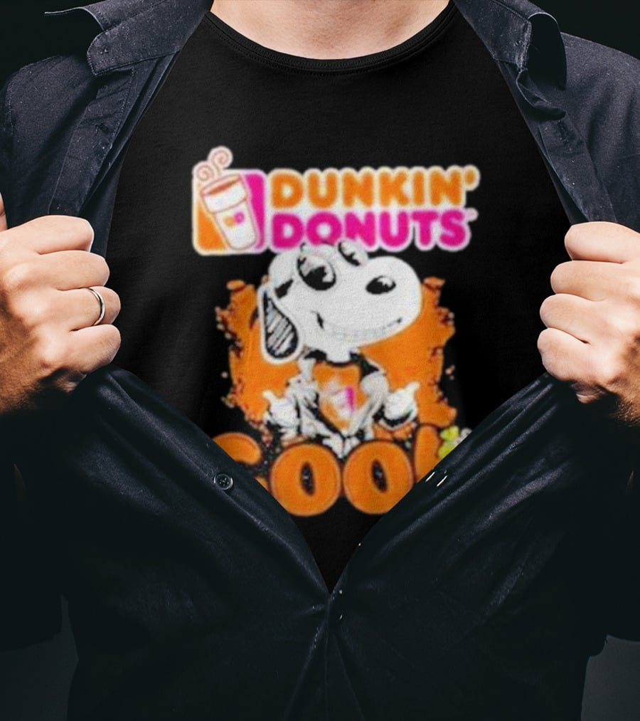 Snoopy Woodstock Dunkin' Donuts Cool T-Shirt