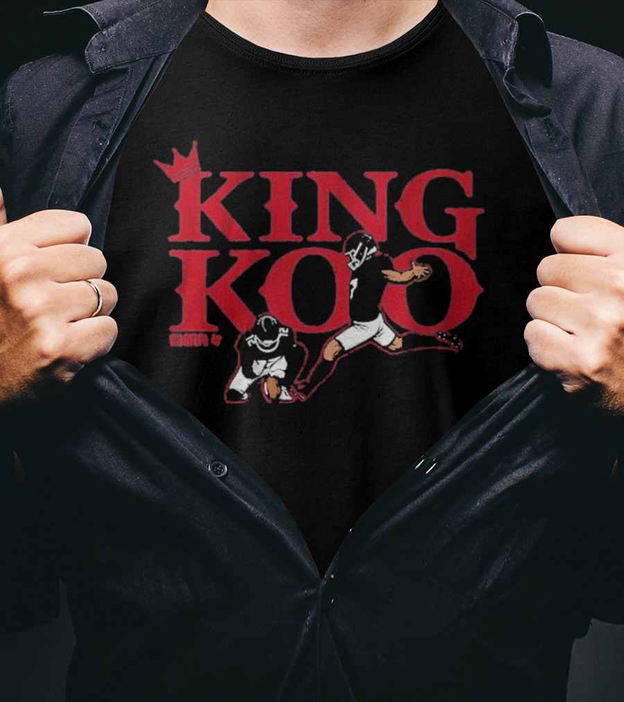 Younghoe Koo King Koo Football Player Action With Crown T-Shirt