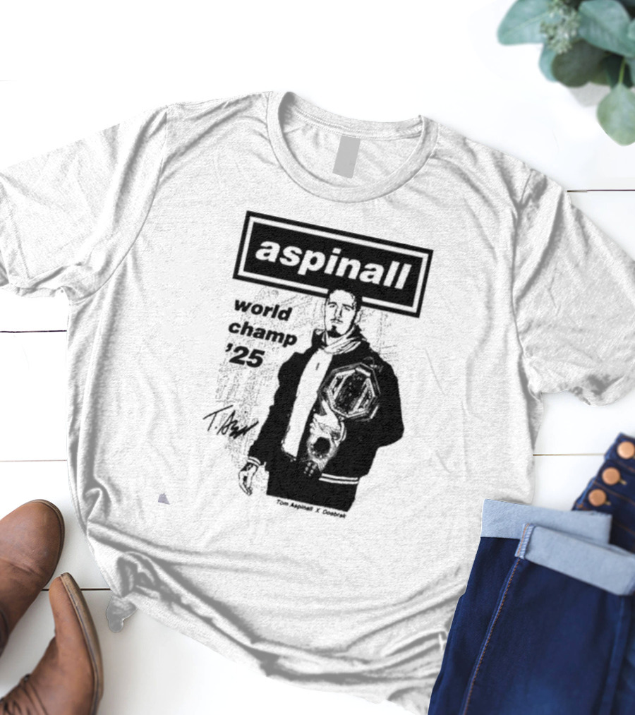 Aspinall World Champ ’25 Tomaspinal X Dosbark T-Shirt