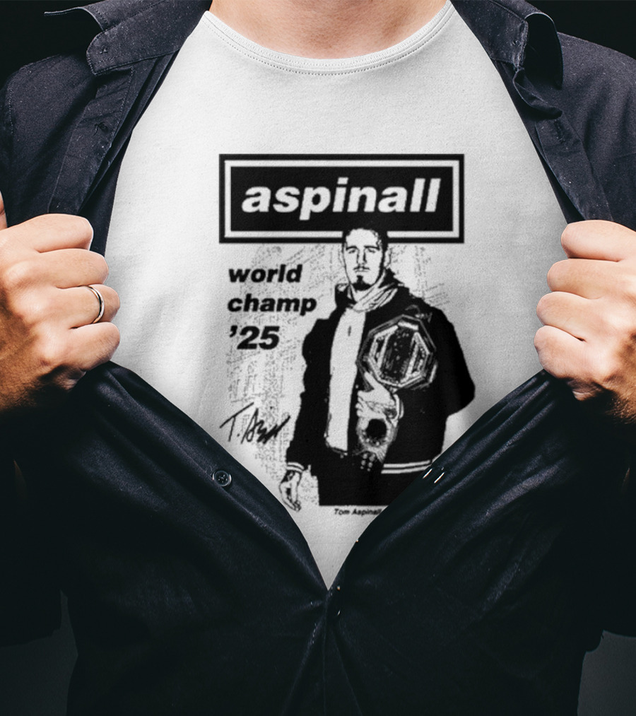 Aspinall World Champ ’25 Tomaspinal X Dosbark T-Shirt