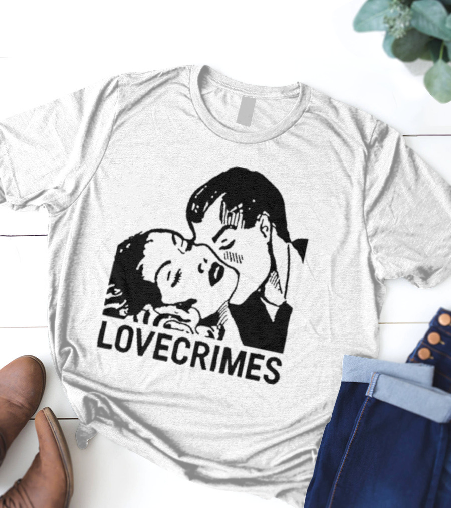 Lovecrimes Romantic Embrace Couple T-Shirt