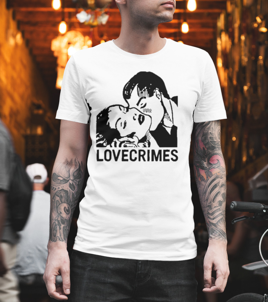 Lovecrimes Romantic Embrace Couple T-Shirt
