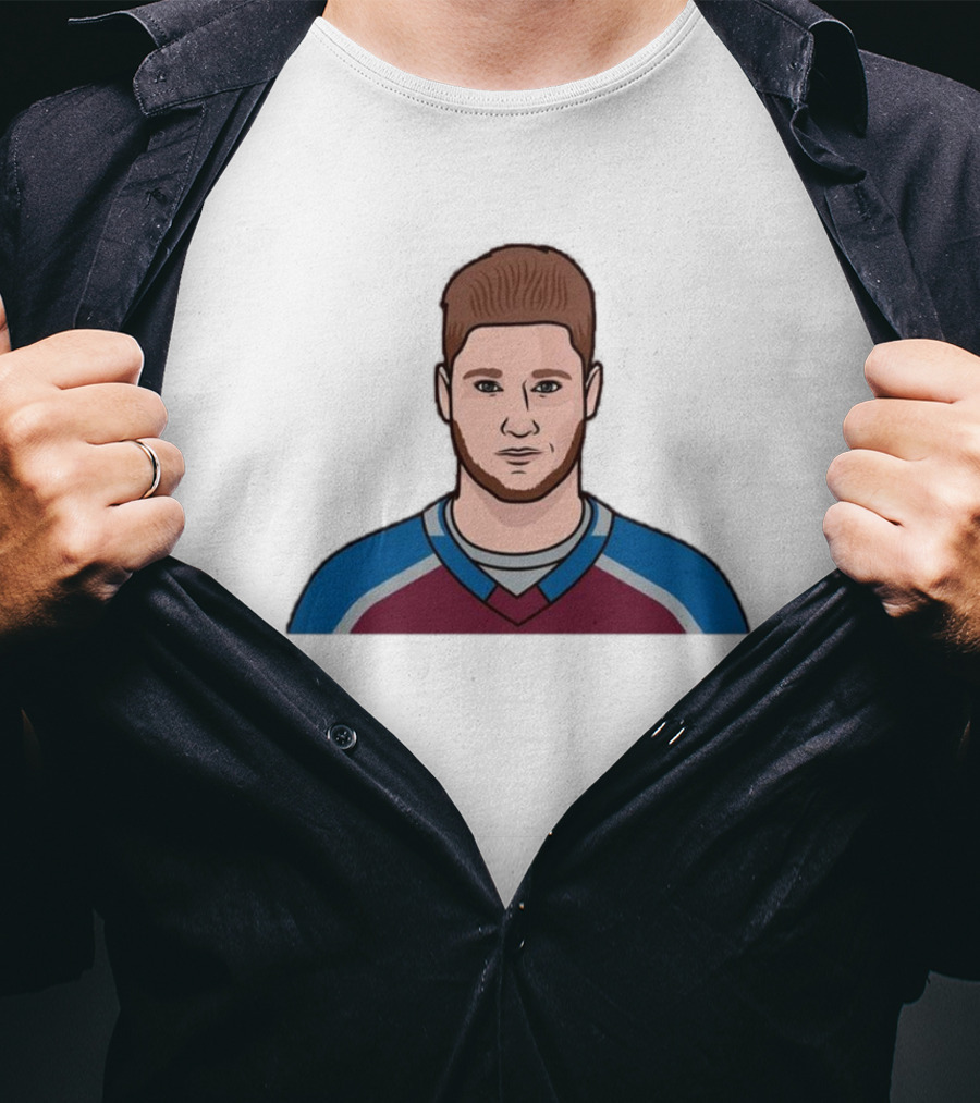 Nathan MacKinnon 900th NHL Point Milestone First Period Achievement T-Shirt